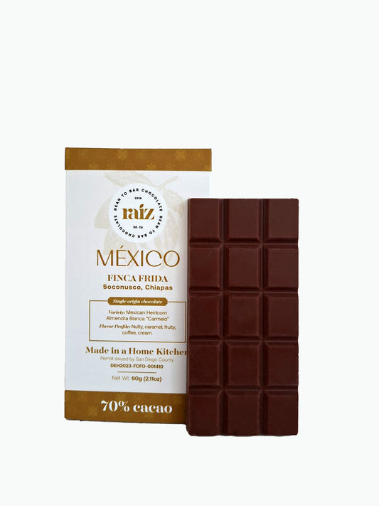 70% Single-Origin Bar - Finca Frida, México