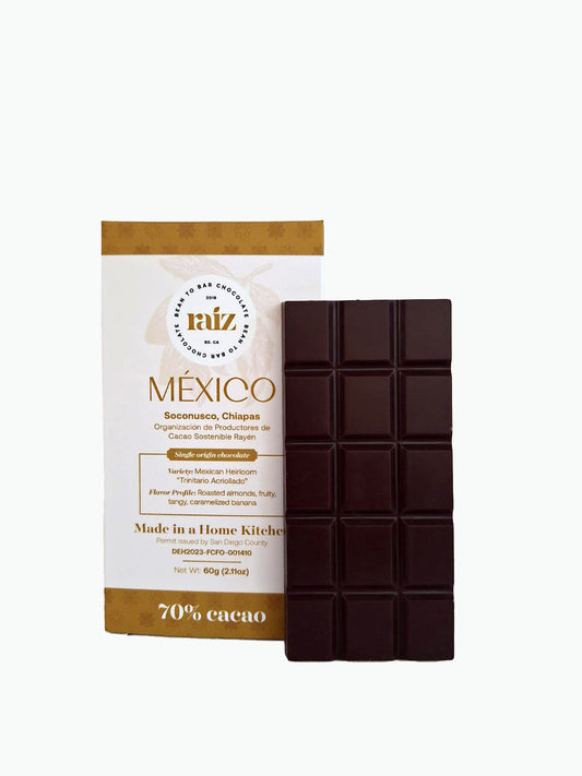 70% Single-Origin Bar - Rayén Coop., Mexico